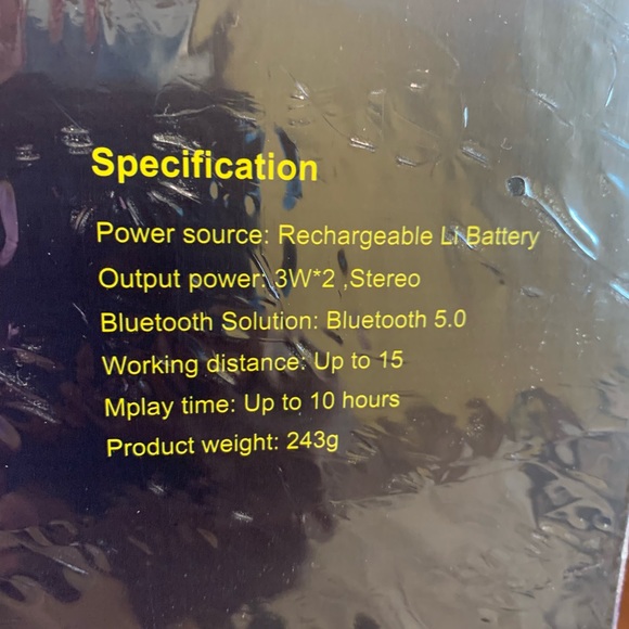 Brand New!!! Wearable Bluetooth Speaker EBS-908 - Picture 3 of 5